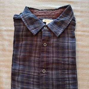 Carbon 2 Cobalt Mens Button Down Long Sleeve Shirt